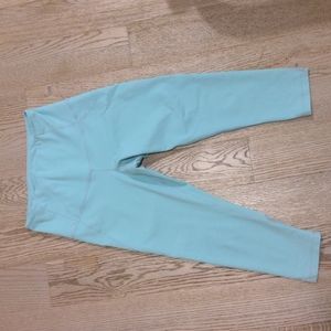 Zella Cropped Mesh Panel Leggings